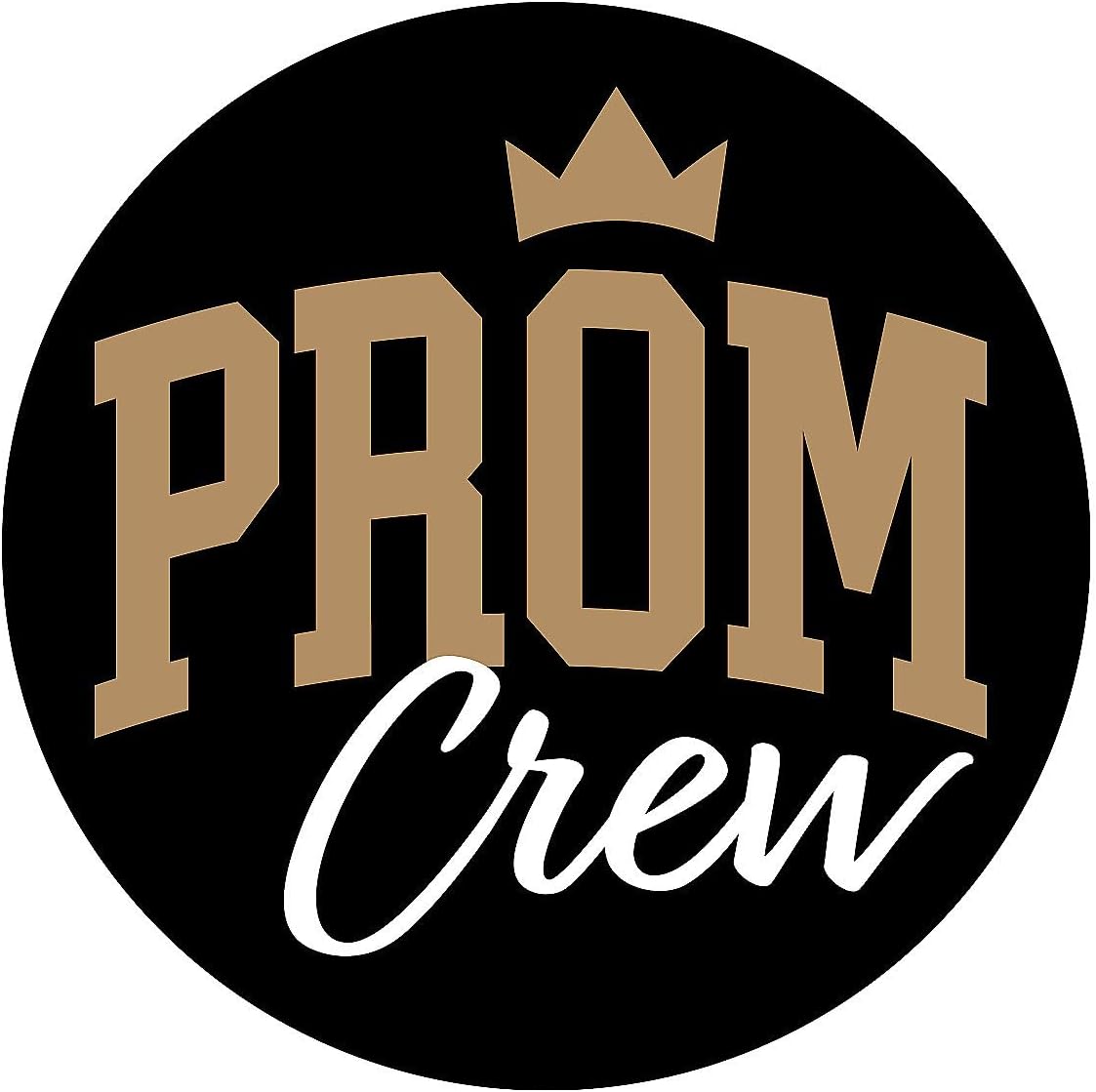 Fun Express 2" diam. Bulk 144 Pc. Prom Crew Vinyl Party Favor Stickers