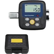 Digital Torque Wrench Adapter with Digital Display Includes 1/2" 1/4" 3/8" Adapters for Automotive, Biking, and Versatile DIY Use Multiple Unit Switching200N.m
