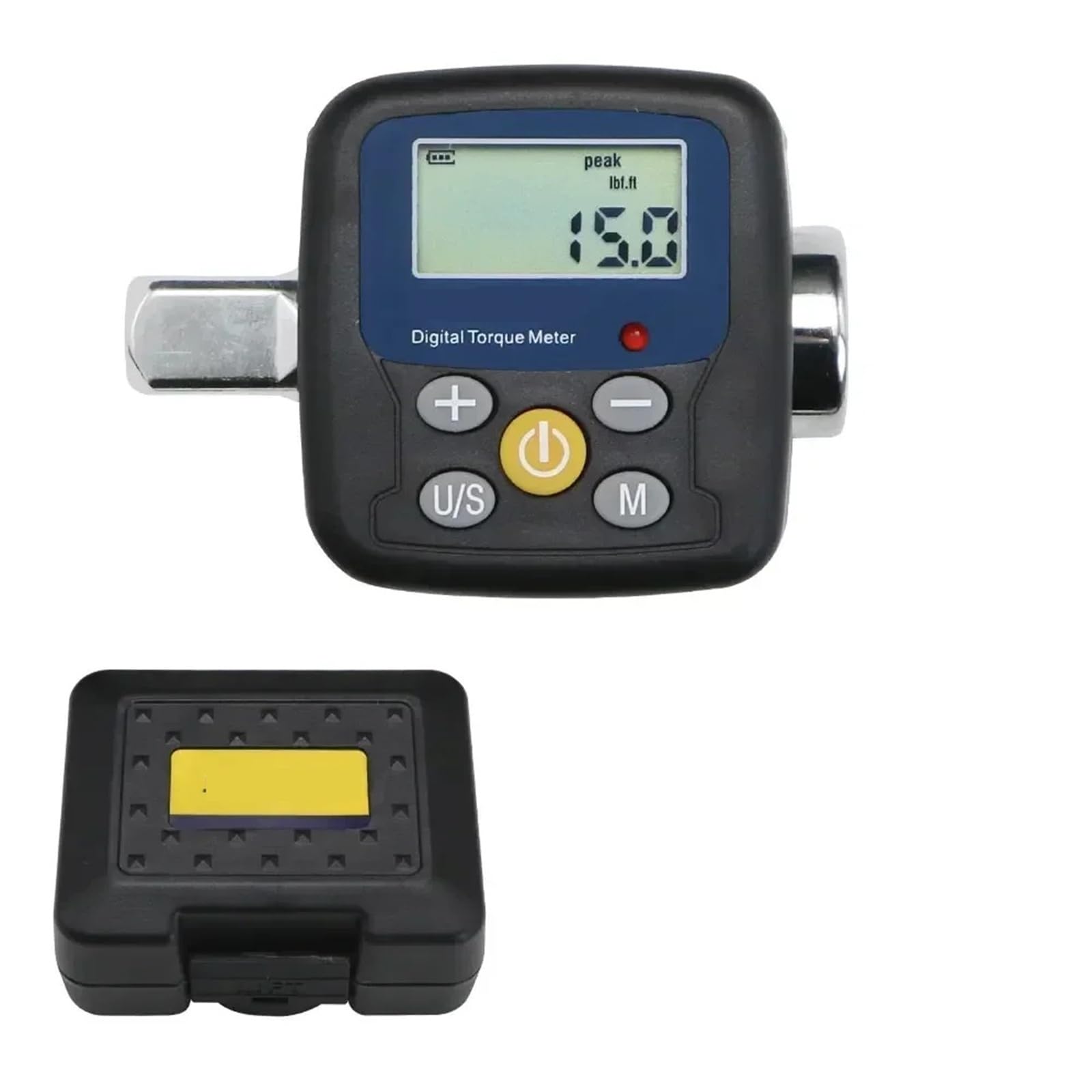 Jckjwl Blue Digital Torque Wrench Adapter With Digital Display Includes 1/2" 1/4" 3/8" Adapters For Automotive, Biking, And Versatile Diy Use Multiple Unit Switching(30N.m)
