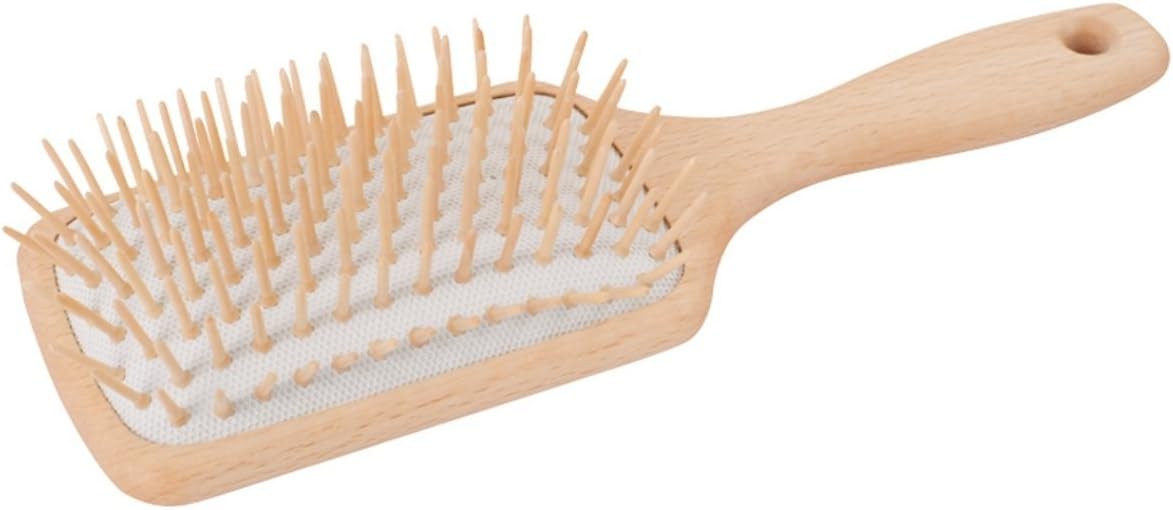 IDEA Factory Wooden Hair Brush Square Maple Wooden Pins