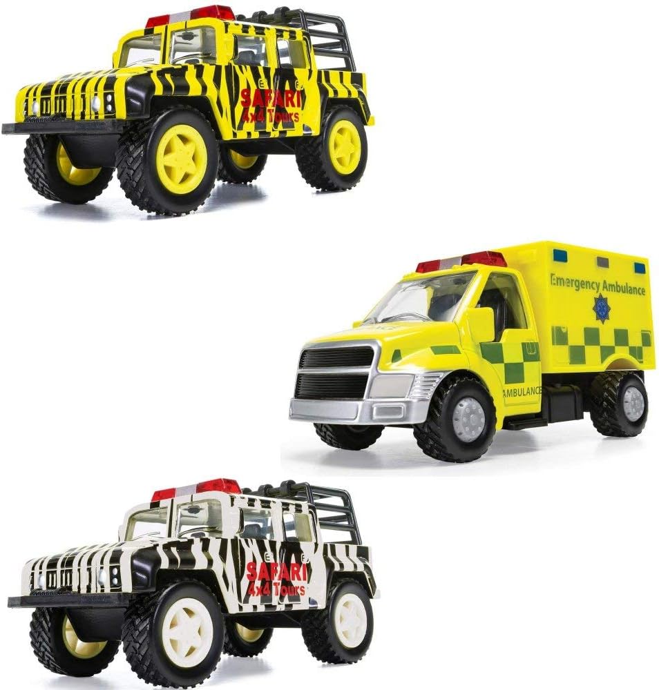 Corgi Chunkes Diecast Triple Pack Safari Tour Trucks Egypt Ubuy