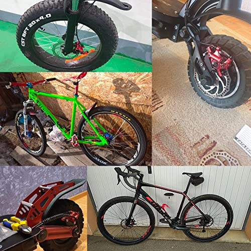 Krsec Mtb Hydraulic Disc Brakes Set,Aluminum Alloy Front And Rear Zoom Hydraulic Disc Bike Brake Levers,With Mounting Pm/Is Adapter, Mountain Bike Disc Brake Bicycle Kit Fit Xc Trail/E-Bikes/Fat Bike #TOP6