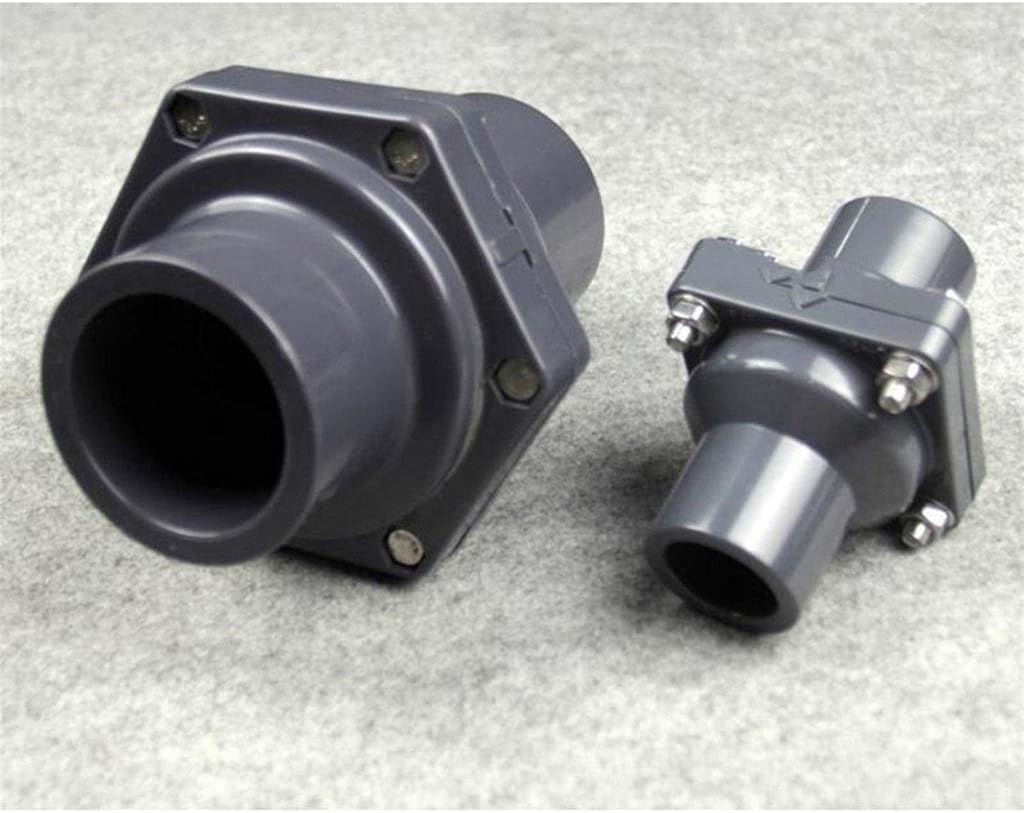 Zawór zwrotny klapowy zwrotny, jednokierunkowy zawór z tworzywa sztucznego do instalacji pionowej, rozmiar 25-160 mm, średnica wewnętrzna 50 mm