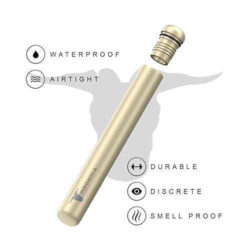 Miniatura 4 de Insomnia Smoke Estuche pre-enrollado  A prueba de agua, olores y olores  Caja de almacenamiento de cigarrillos de tubo de tabaco premium para