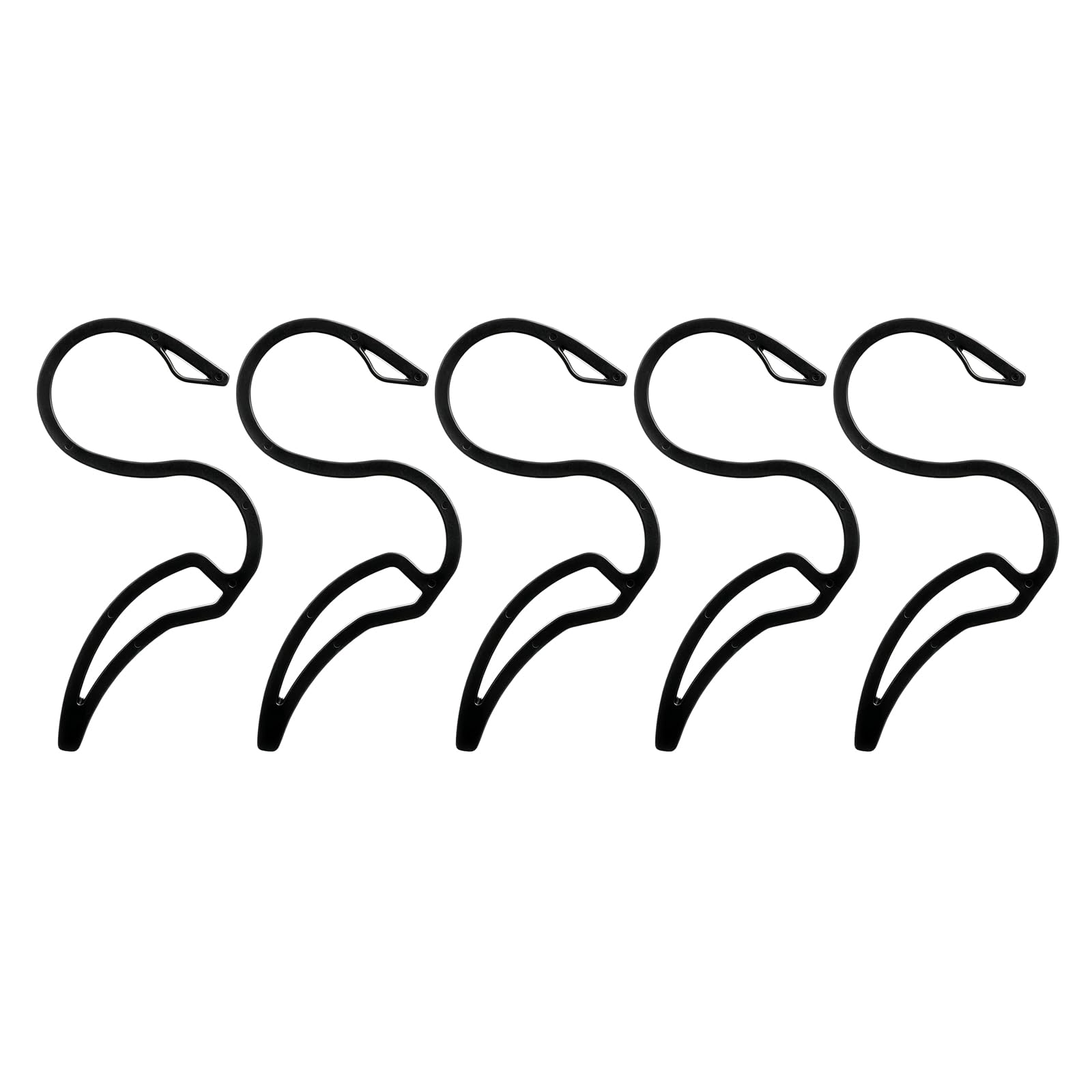 Belowsyaler Fivepack S Hangers Set Of 5 For Hanger Hoodies And Delicate Garments Made From Pp S Shape Hanger