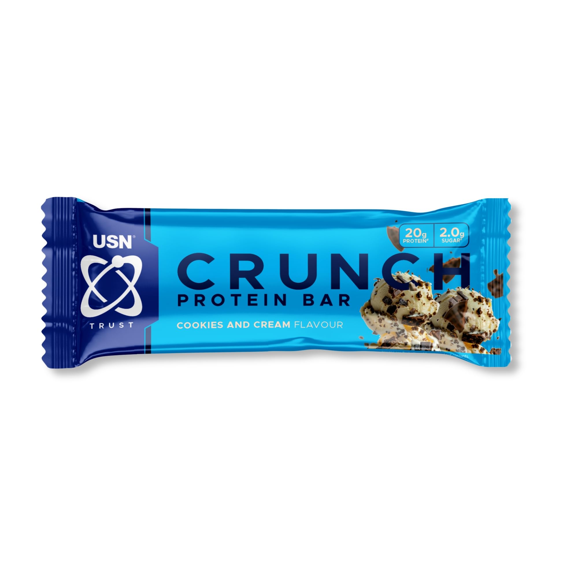USN Trust Crunch Bars (12x60g) Cookies et crème