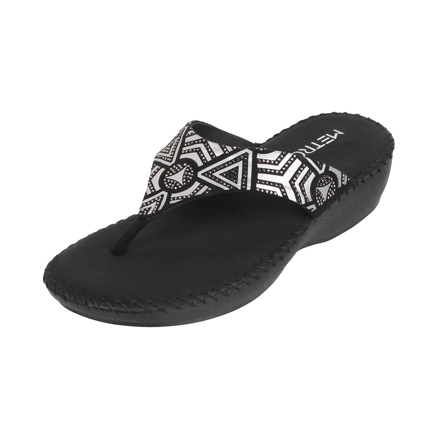 Metro Women Black Flat Comfort Sandal UK/3 EU/36 (44-101) (B0CPTFVBQM) Amazon Price History, Amazon Price Tracker