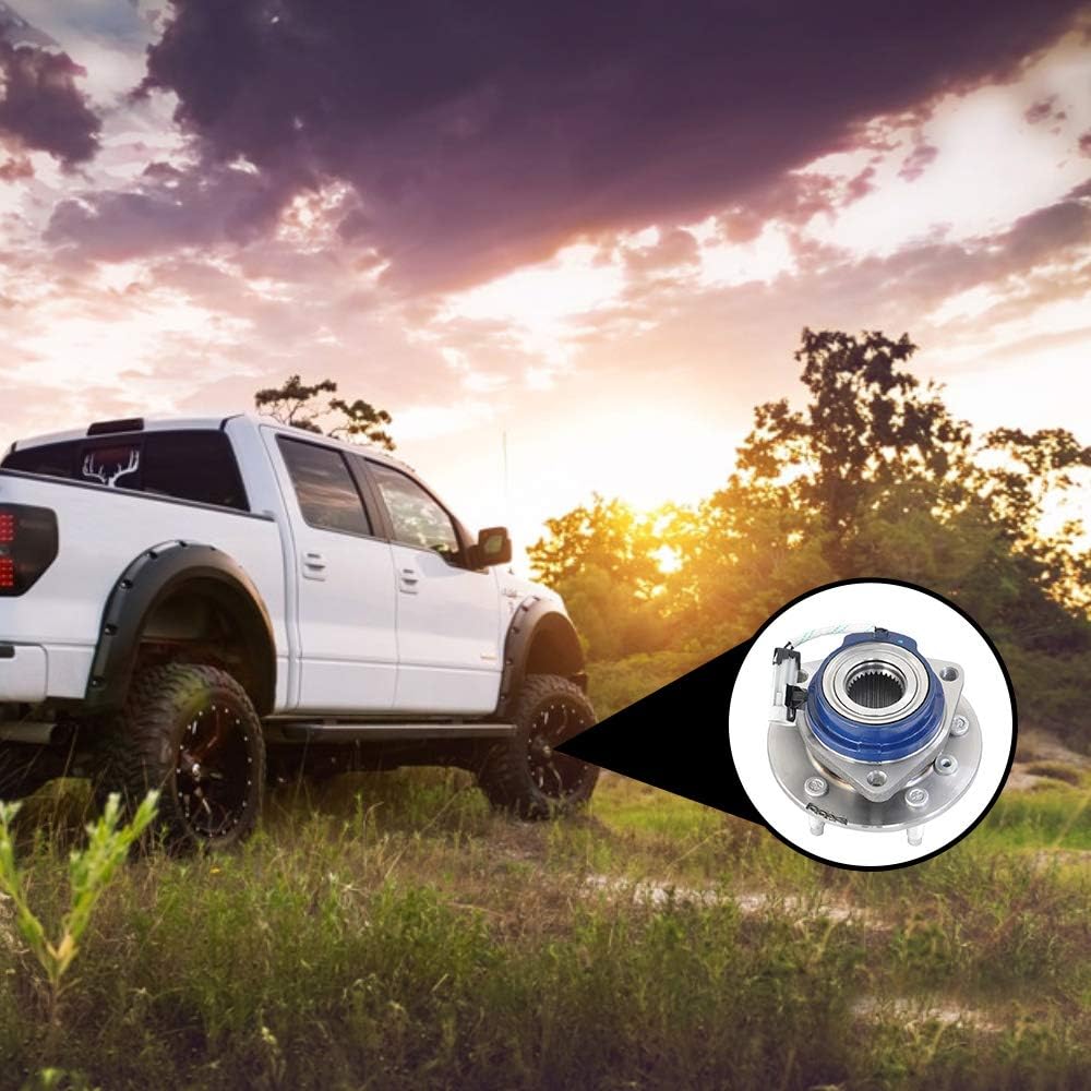 MAYASAF 513121x2 Axle Bearing Front Wheel Hub and Bearing Assembly 5 Lug w/ABS for Chevy Impala Venture, Buick Century, Cadillac DTS, Pontiac Grand Prix, Oldsmobile Aurora (2 PCS)