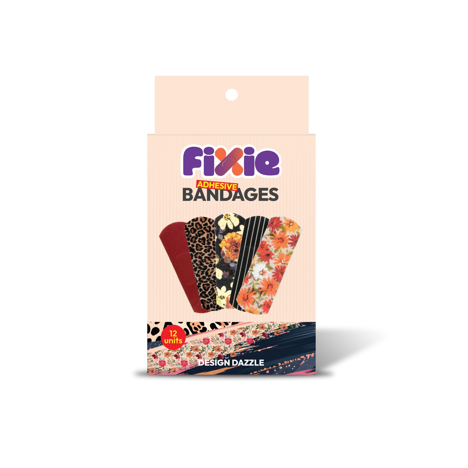 Fixie Design Dazzle Designer Bandage | Non-Toxic, Hypoallergenic