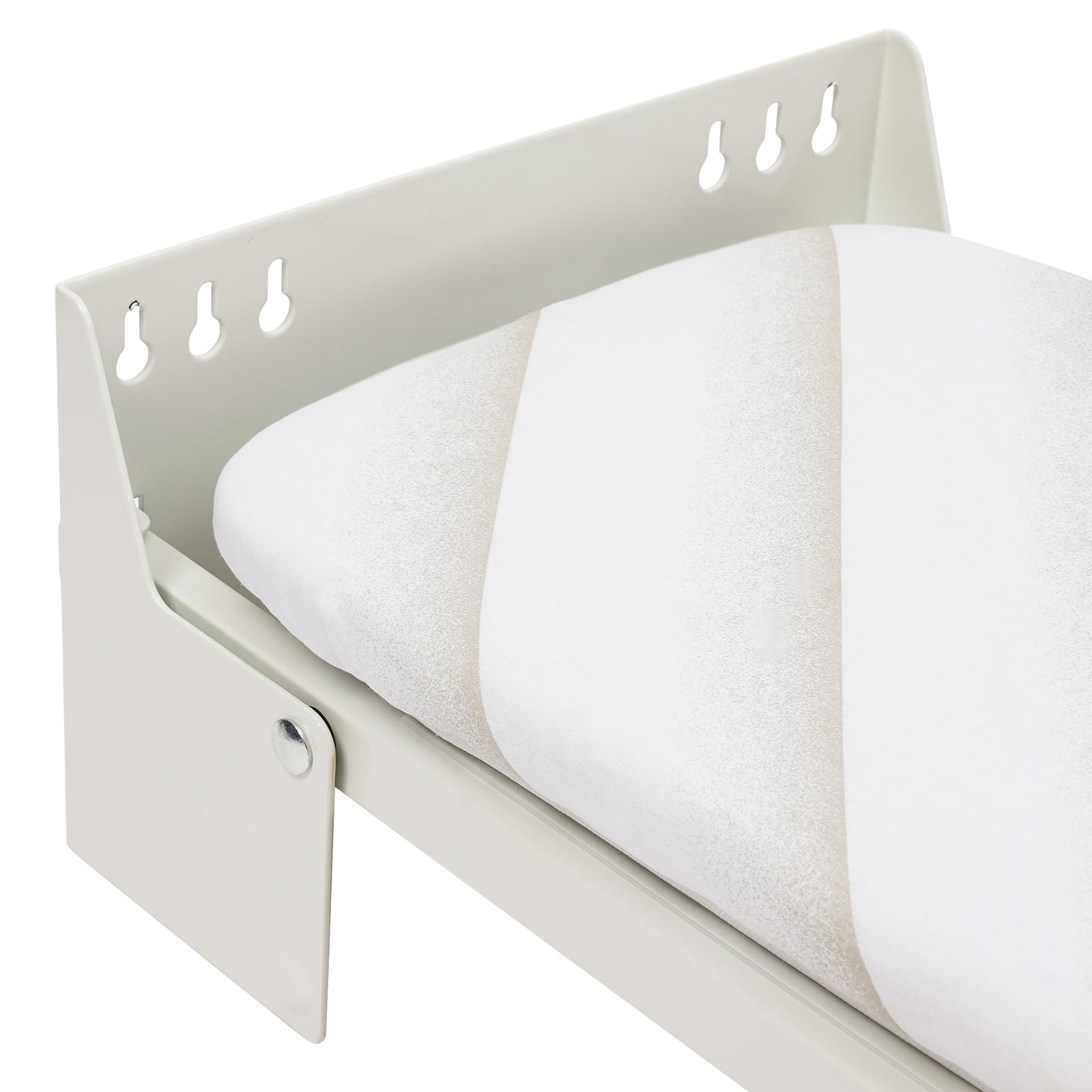 Wandbügelbrett Klappbar, Bügelbrett mit Hitzebeständigkeit bis 220°C | Belüftungslöcher für bessere Luftzirkulation, Belastung 10-15 kg, Platzsparende Design, für Zuhause & kleine Wohnung