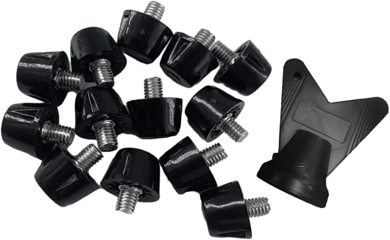 48pcs Football Boot Spikes Professional Soccer Cleats Thread Screw Dia Replacement Studs