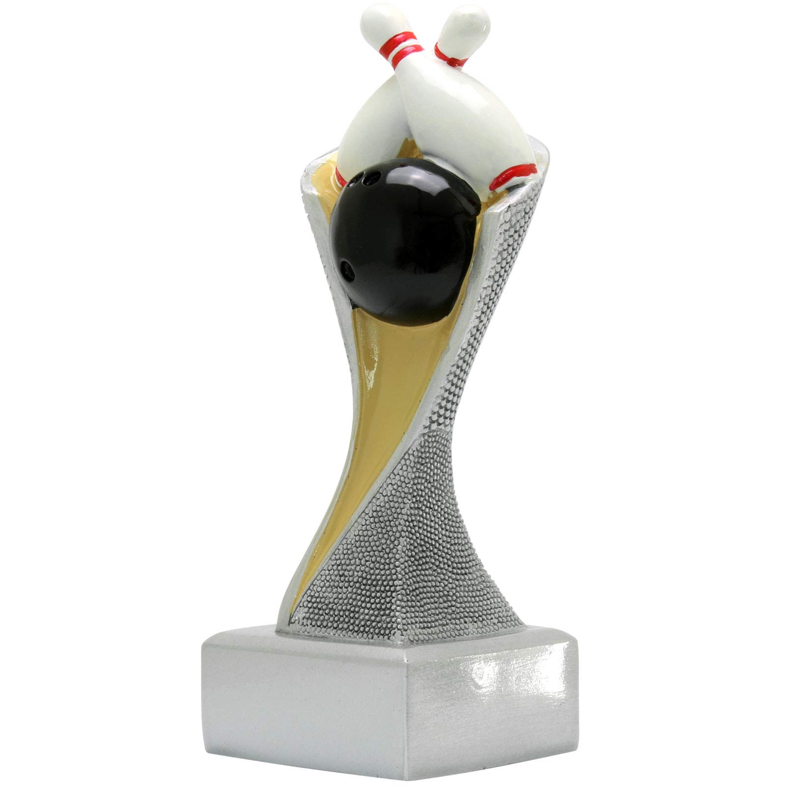 Bowling Kegeln Pokal Pokalset METZ mit Gravurplatte und Gravur