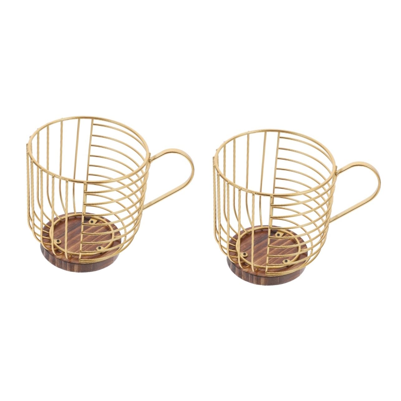MAGICLULU 2 Uds Soporte Para Cápsulas De Organizador De Cápsulas De Expreso Taza De Almacenamiento De Alambre Recipiente Para Cápsulas De Organizador De Tazas Para
