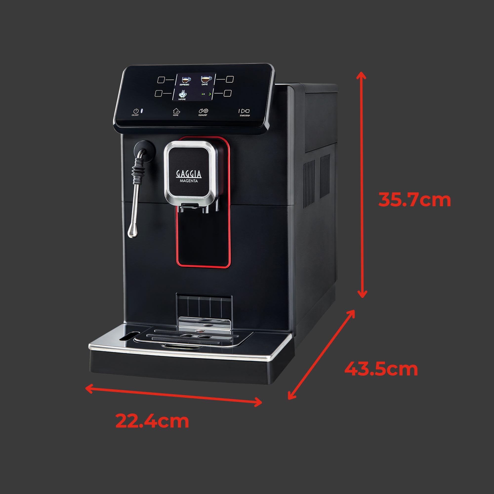 Gaggia Magenta Plus: Super-Automatic Espresso Machine -9