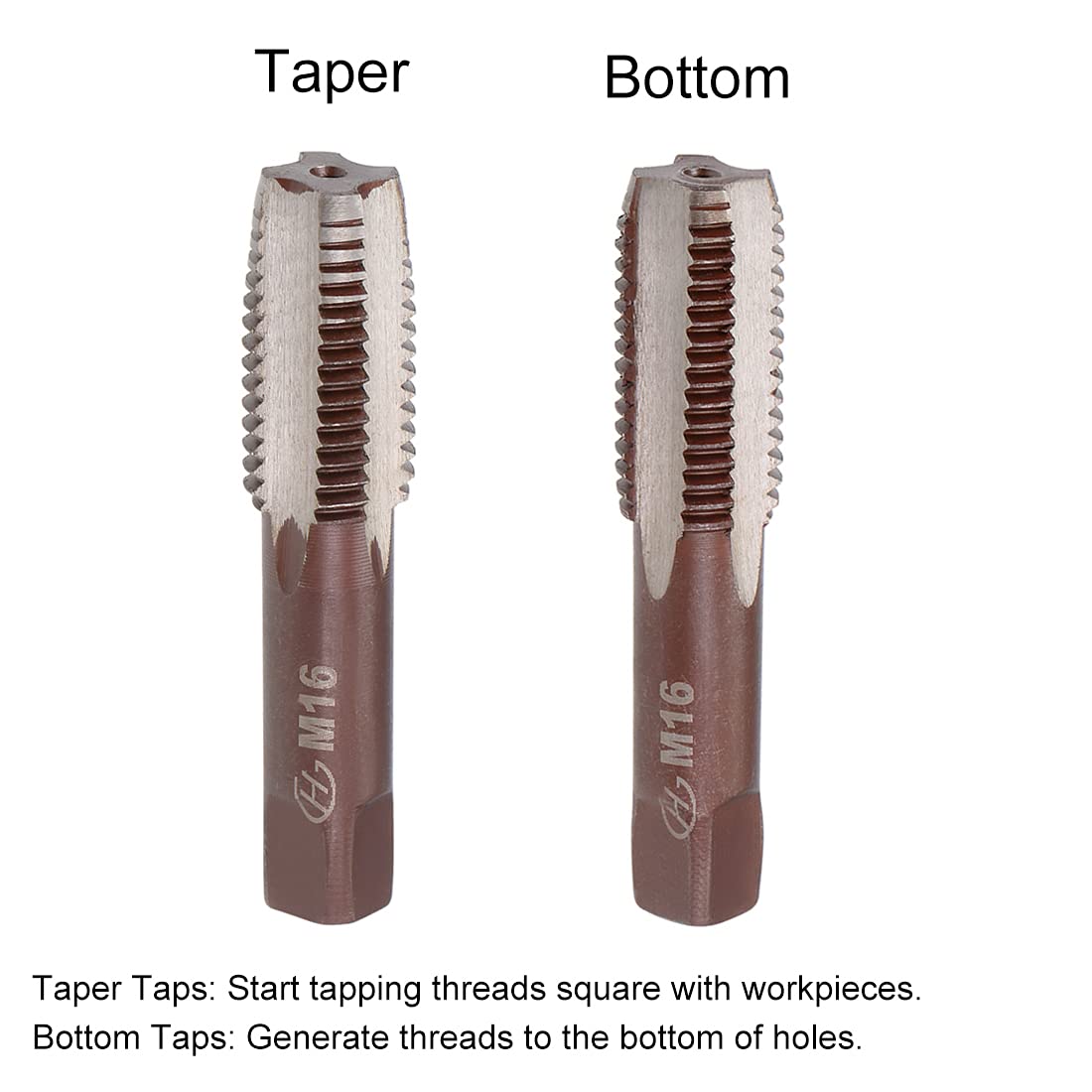 HSS 12 Mm X 1,25 Métrico Taper And Plug Tap Right Hand