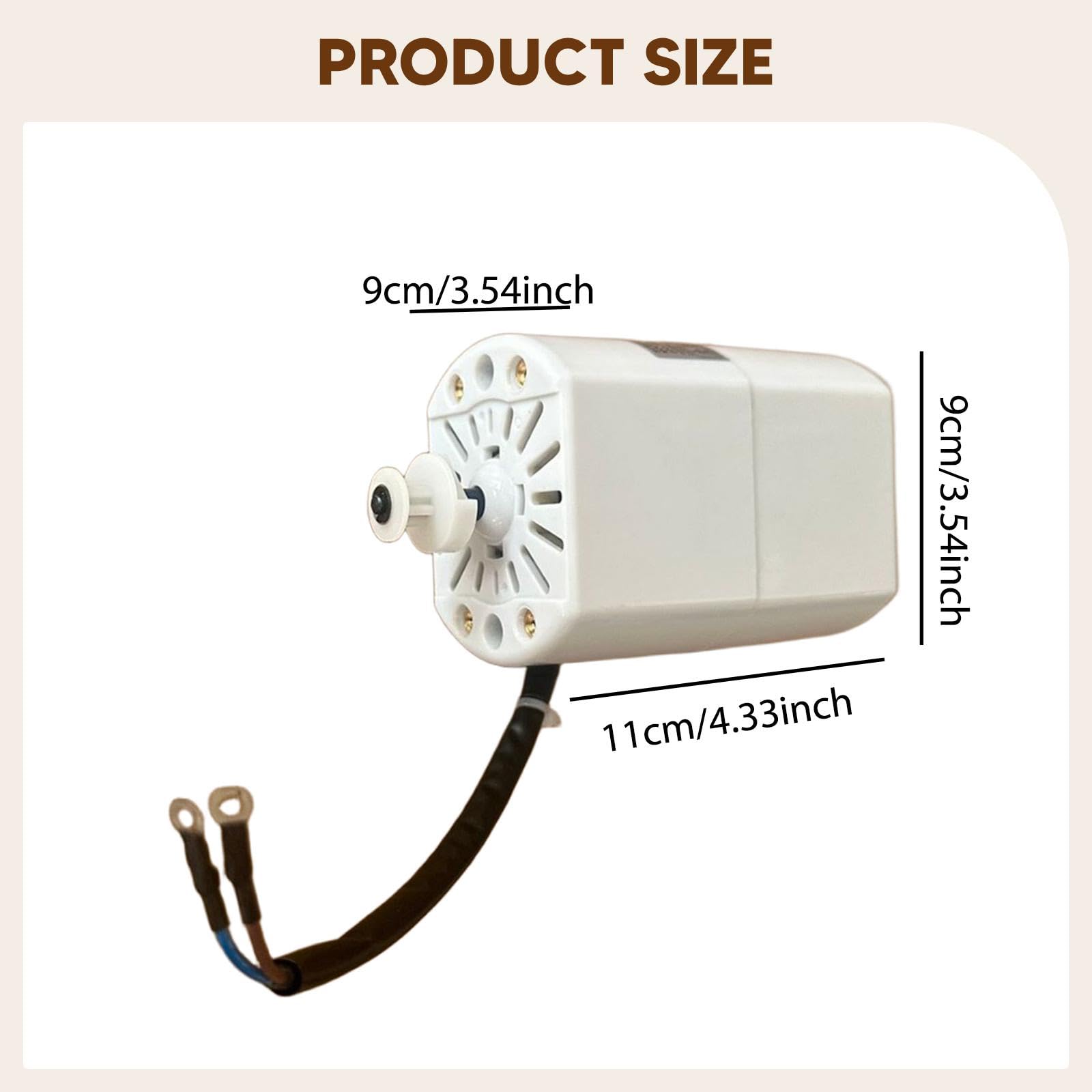 MagiDeal Motor de máquina de Coser doméstica con polea, Multifuncional, para Aficionados al Bricolaje, 220 V-250 V, Piezas de Repuesto para máquina de Coser