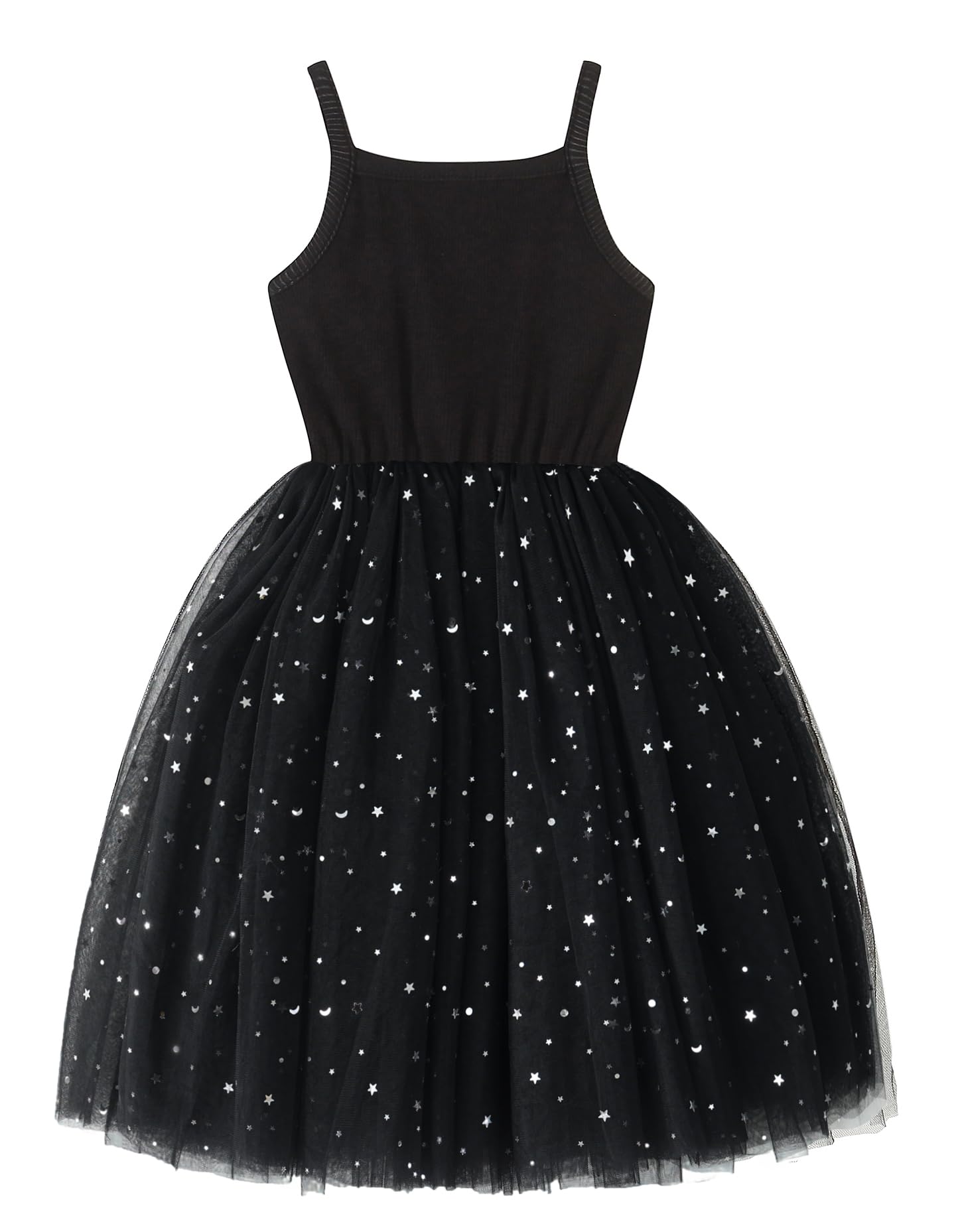 GSVIBK Baby Girls Tutu Dress Sleeveless Toddler Cotton Tulle Skirt Princess Party Prom Dresses