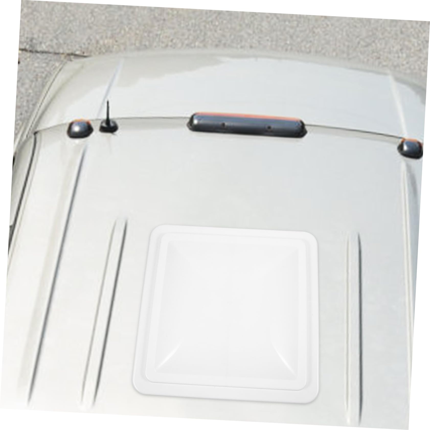Copertura in Plastica Bianca e Ventilazione Isolante Termico di Ventilazione 14x14 Pollici Accessorio Essenziale per Camper per Tetto Rv e Motorhome