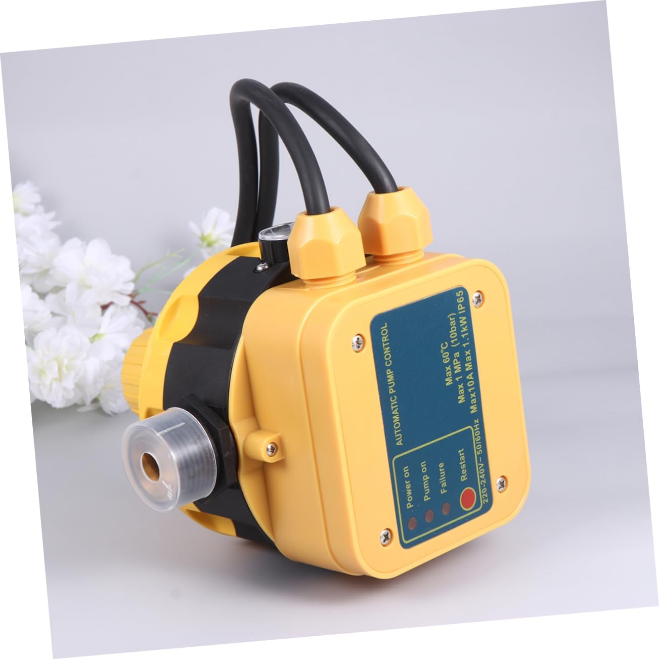 POPETPOP Automatic Pressure Controller for Sump Pump Electronic Water Pump Controller Easy Operation