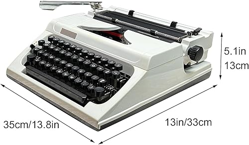 Miniatura 4 de Máquina de escribir tradicional manual, máquina de escribir manual clásica, procesador de palabras clásico para escribir novelas en cualquier lugar