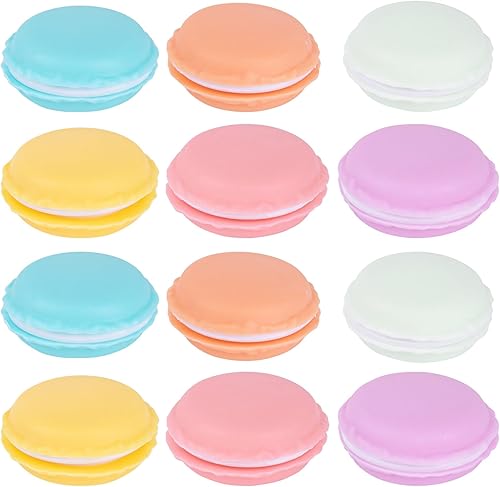 AUEAR, Paquete de 18 cajas de macarrón, caja de dulces, organizador de almacenamiento de joyas