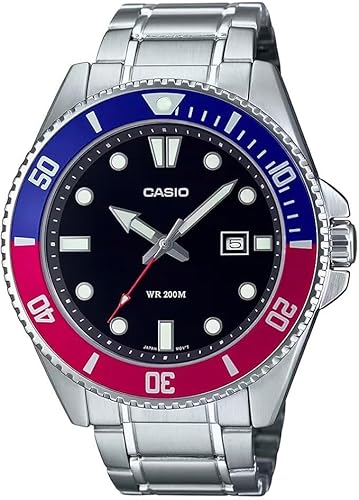 Casio MDV106V[Y | jAiOrv | 200M WR | XeXX`[P[X | oh | 2jAiO (HR, Min, SEC) | t\ | ˂ݎ[Y/XN[_EP[XobN | 3NԂ̃ob