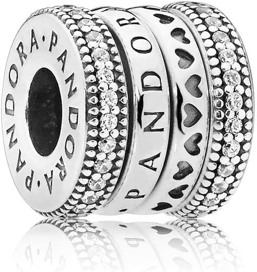 PANDORA Spinning Hearts of PANDORA Charm, 797402CZ