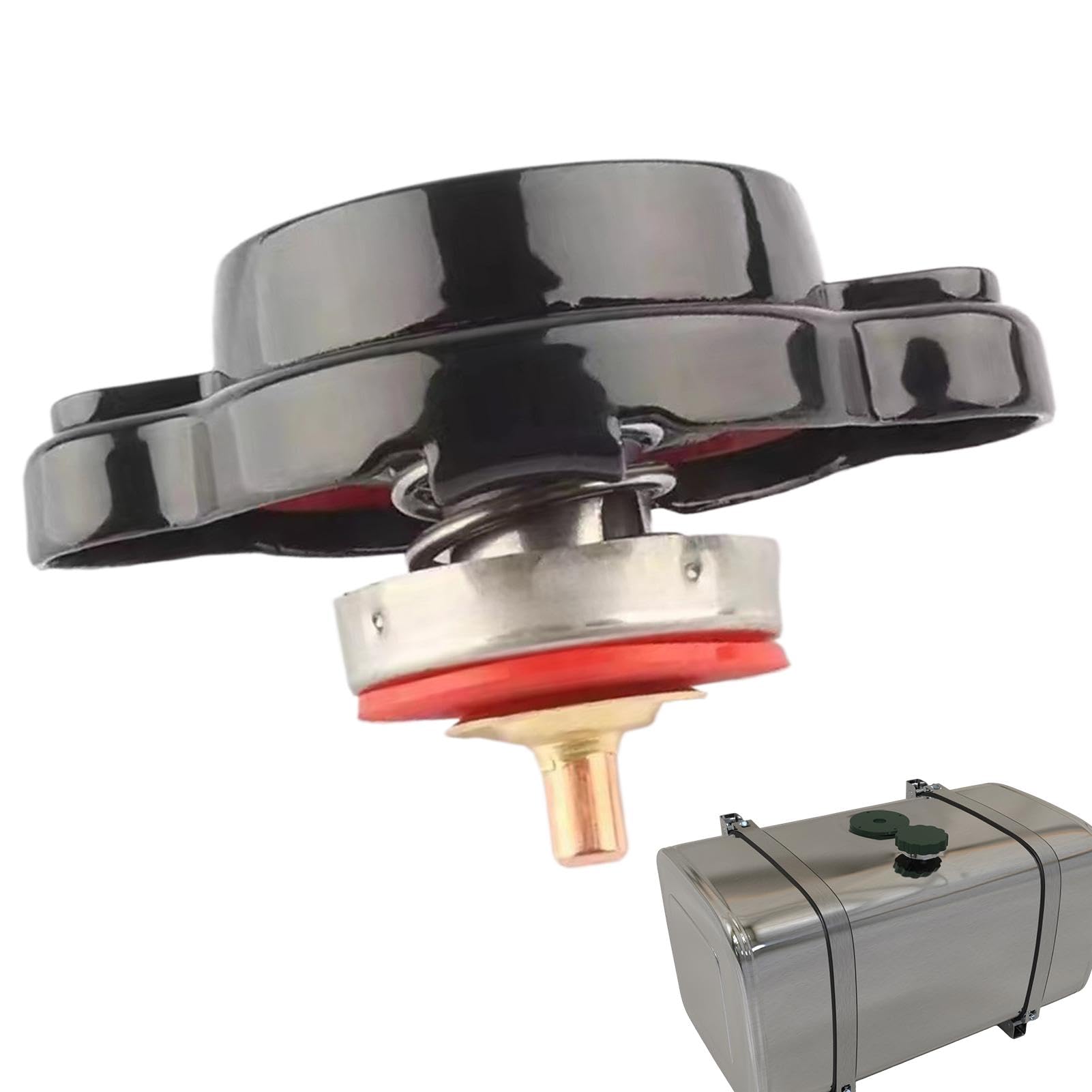Couvercle De Réservoir D'Eau Avec Jauge De Température - Bouchon Radiateur Thermostat Pour Voiture
