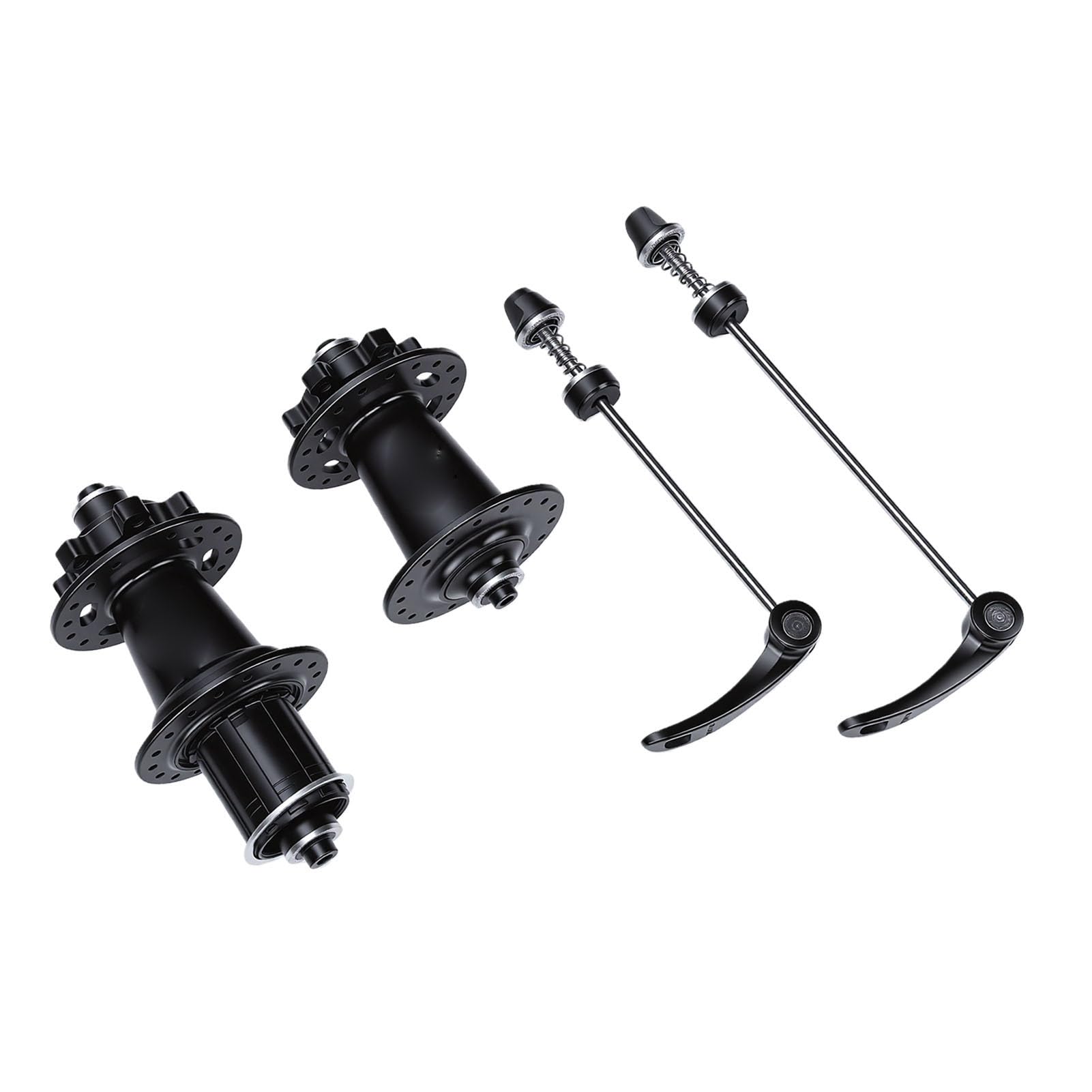 Keenso Piasta Rowerowa Piasta do Roweru Górskiego ze Stopu Aluminium 32H 6 Zapadek 54T 120 kliknięć z Hamulcem Tarczowym z Szybkozamykaczami dla Rowerzystów HG od 8 do 12 Prędkości