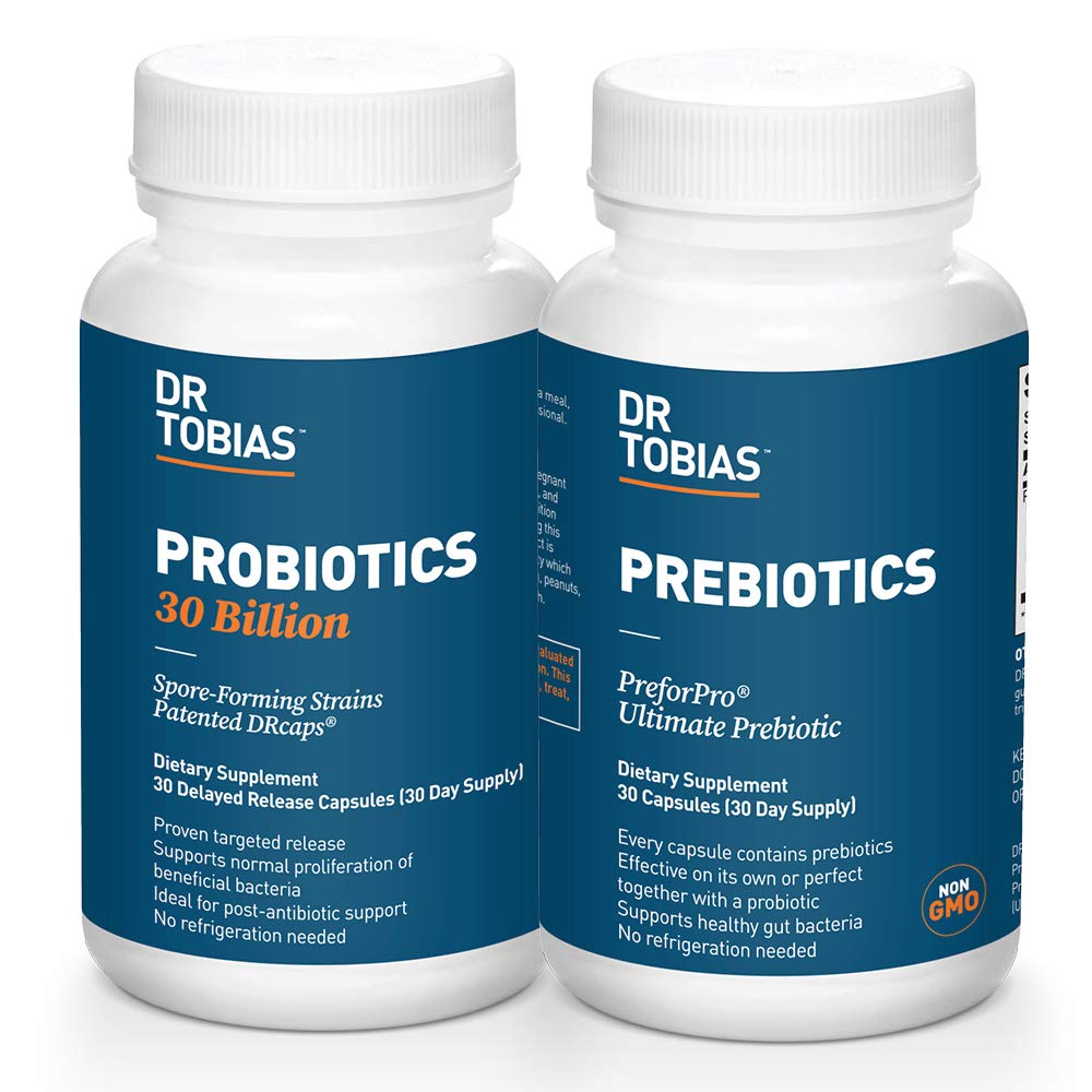 Dr. Tobias Probiotics 30 Billion and Prebiotics