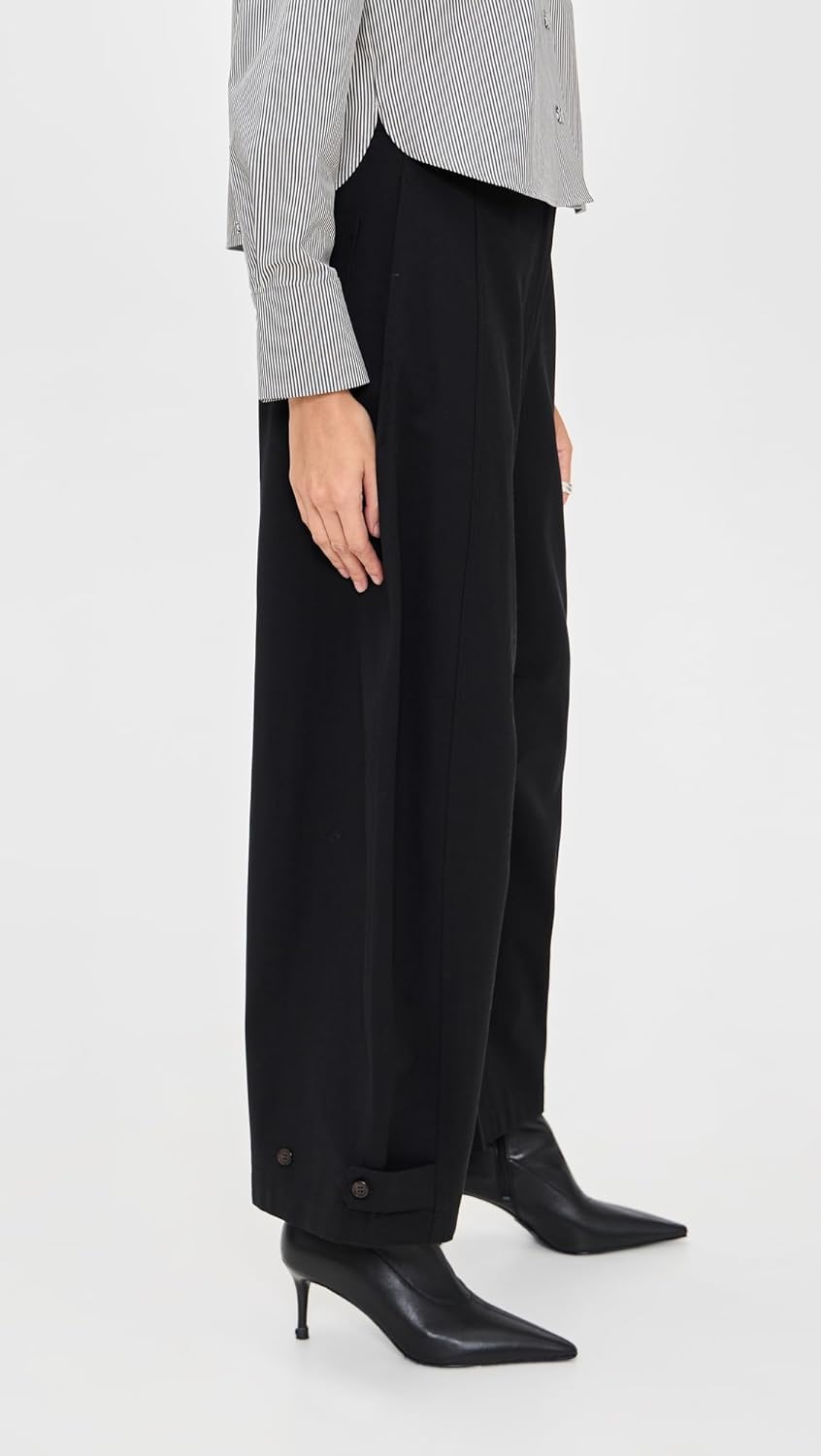 Pixie Market Women's Button Cuff Pants - Image 4