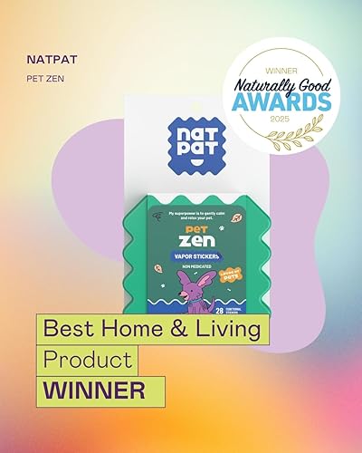Miniatura 5 de NATPAT Pet Zen - Parches calmantes para perros  Alivio eficaz del estrés sin medicamentos para viajes, fuegos artificiales y ansiedad por separación