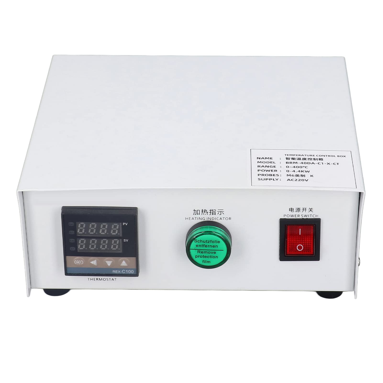 Controlador de Temperatura PID Caja de Control de Alta Precisión para Varias Máquinas Acero Inoxidable (#2)