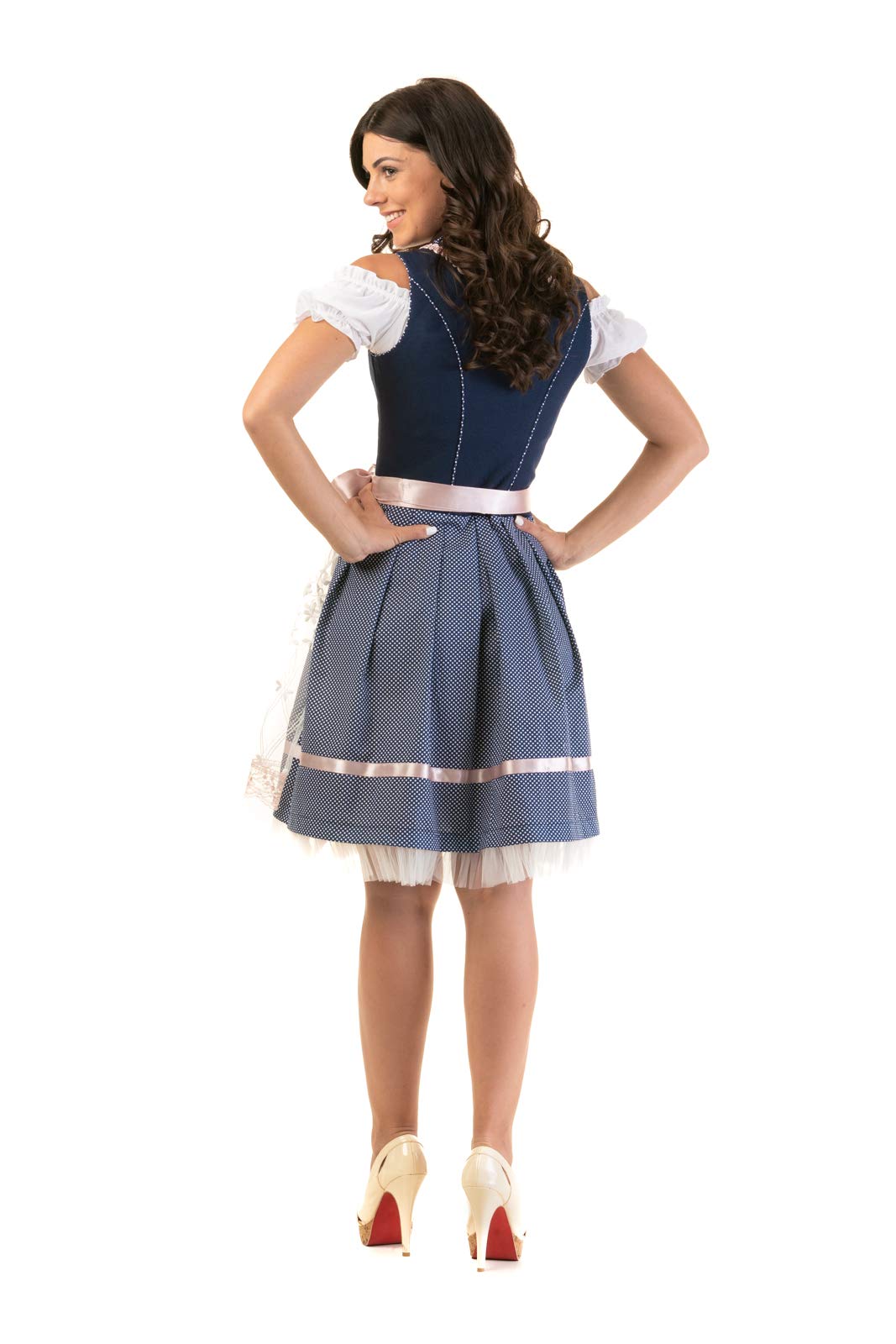 Trachtl Dirndl Damen Steffi 2:TLG Set Trachtenkleid und Schürze (ohne Bluse) gr.34-44