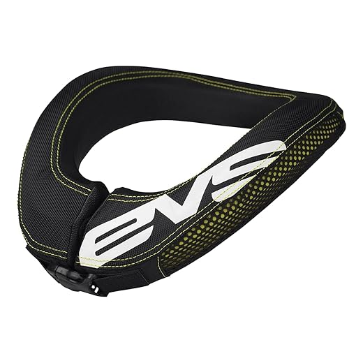EVS Sports 112046-0110 R2 Race Collar (Small), Youth, Black