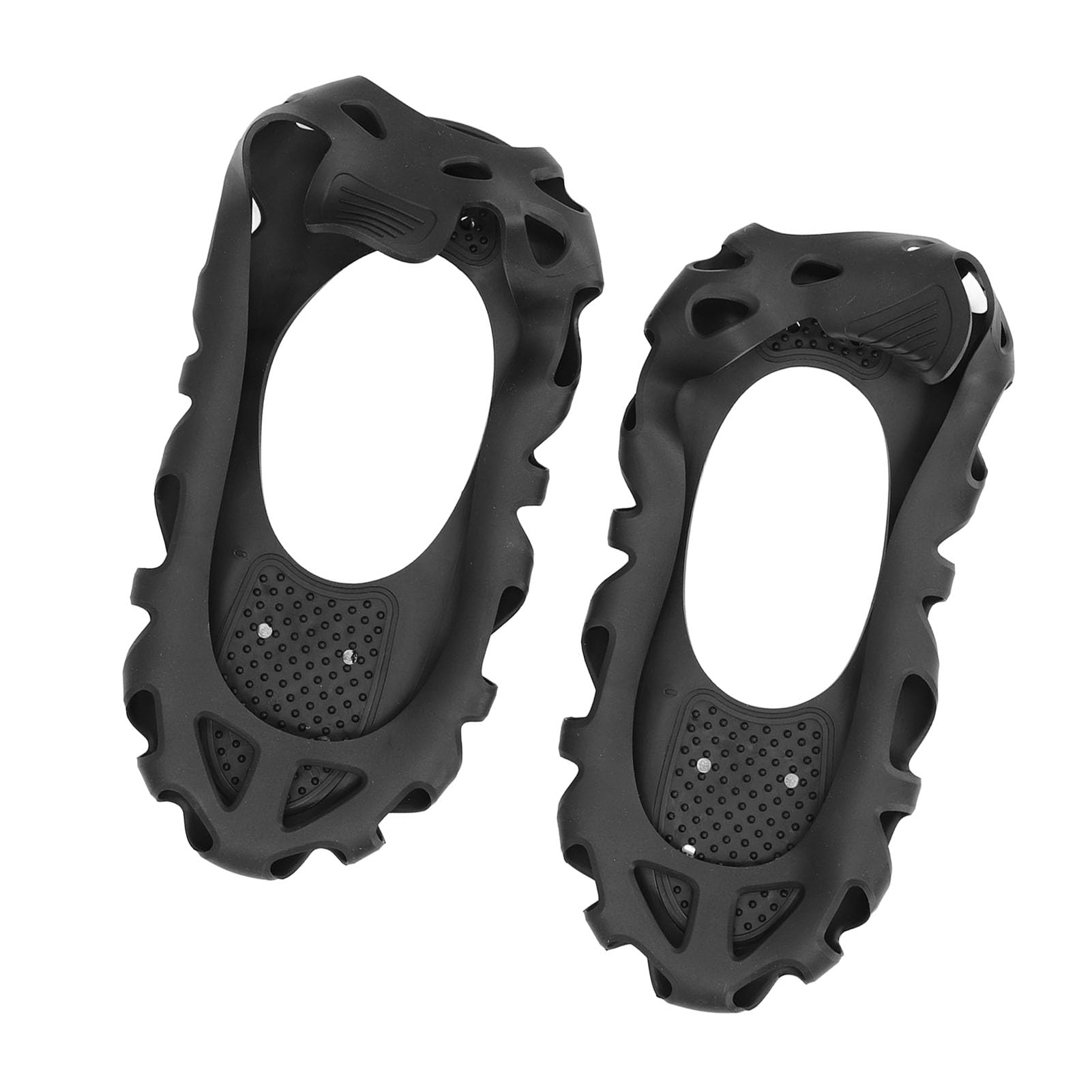 Ice Cleats, Comfortable Snow Traction Cleats Anti Slip TPE Alloy for Snow (S) (M) (L) (XL)