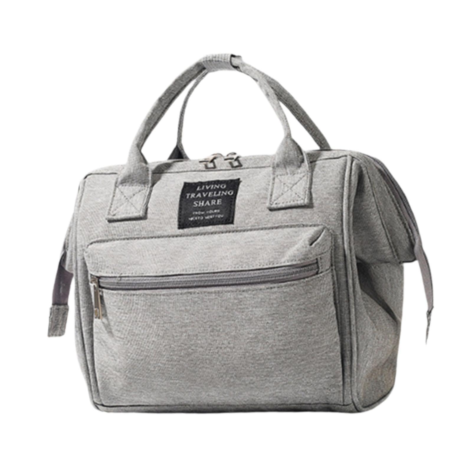 ZOOMELLA Diaper Bag Versatile Organizer for Mom Dad Nappy Bag for Picnic Outdoor Gray Baby|Diapering|Diaper Bags-image-37