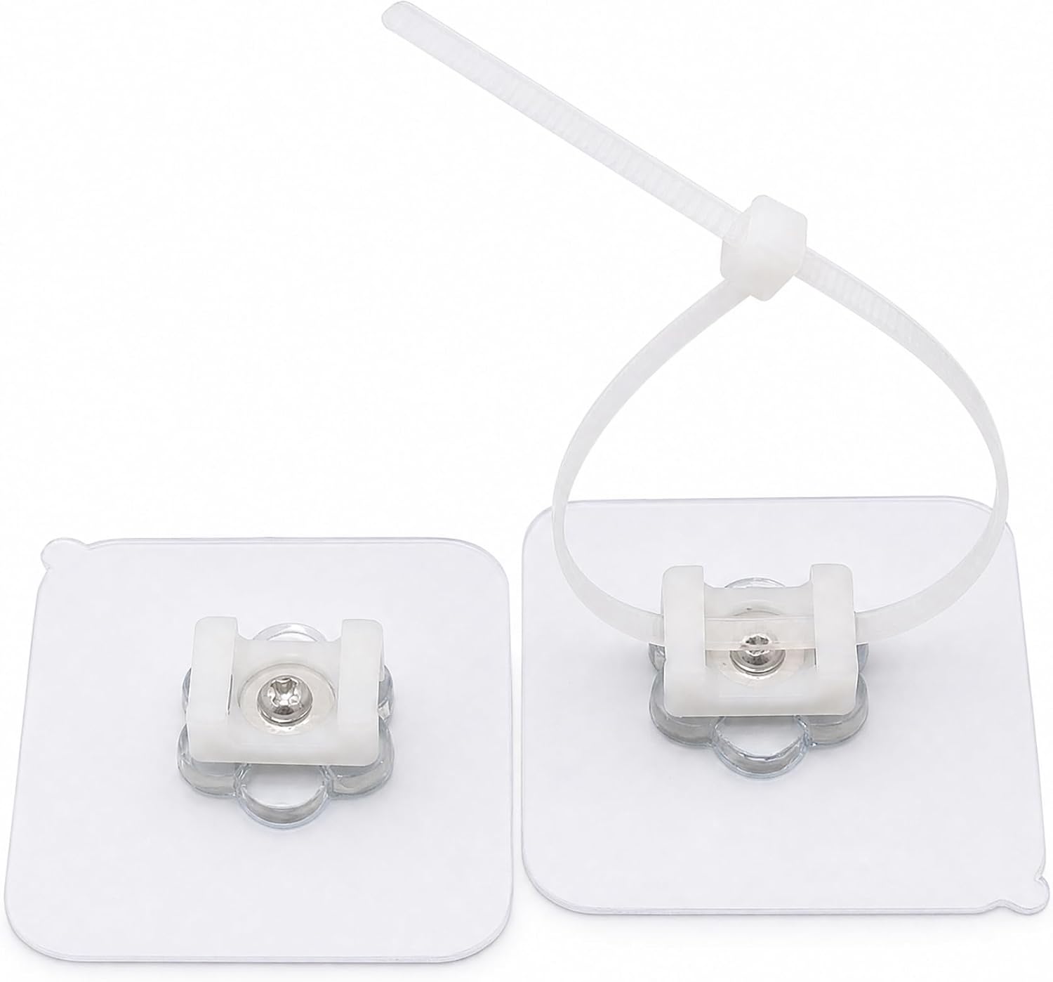 Cable Tie Mounts, Fixing, 10 sets, Non-releasable, 5x200mm