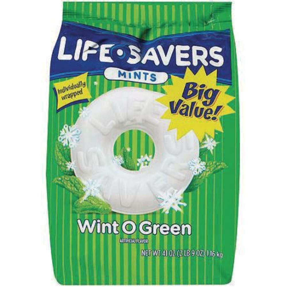Wrigley's Life Savers, Wint-O-Green Mints, 41-Oz Bag