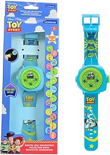 LEXIBOOK, Disney Toy Story, Reloj Digital con Proyección de 20 Imágenes, Visualización de la Hora, Pulsera Cómoda, Función Proyector, para Niños, DMW050TSLXB