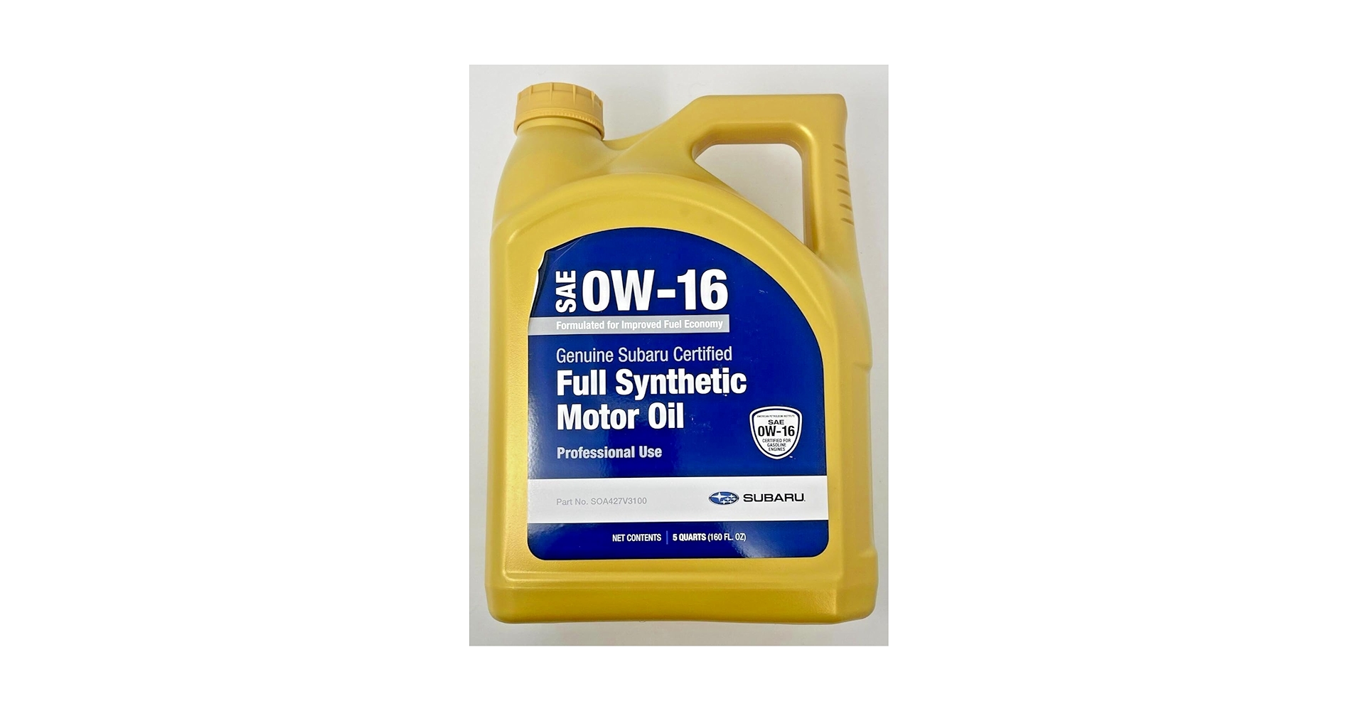 レイア　Anyfatie OIL NA Amazon.com: Subaru Synthetic Motor Oil SAE 0W-16 5 Quart