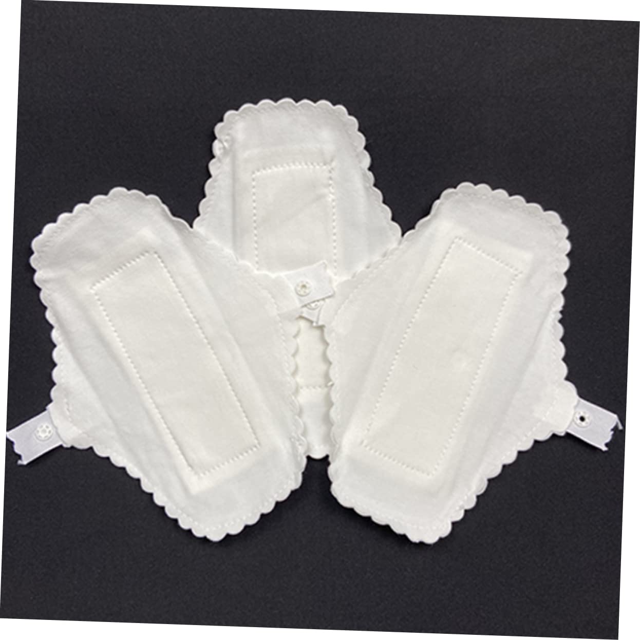 FOMIYES 3 Set Di Assorbenti Riutilizzabili Assorbenti Mestruali in Cotone Per Donne Morbidi Comodi E Delicati Sulla Pelle 10 Pezzi * 3