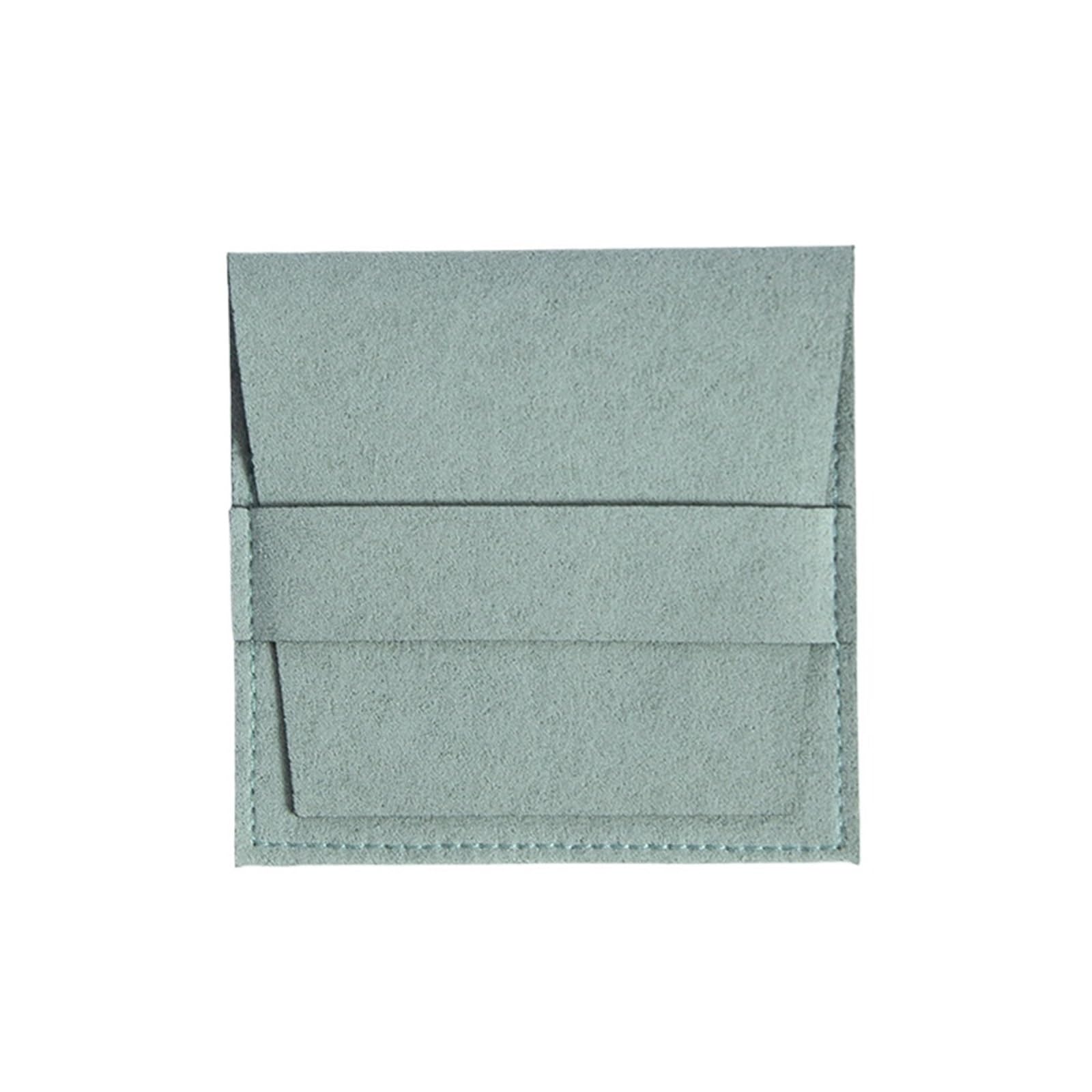 Cidegoo 5Pcs 8x8cm Microfiber Velvet Jewelry Pouches for Necklace Gift Bags