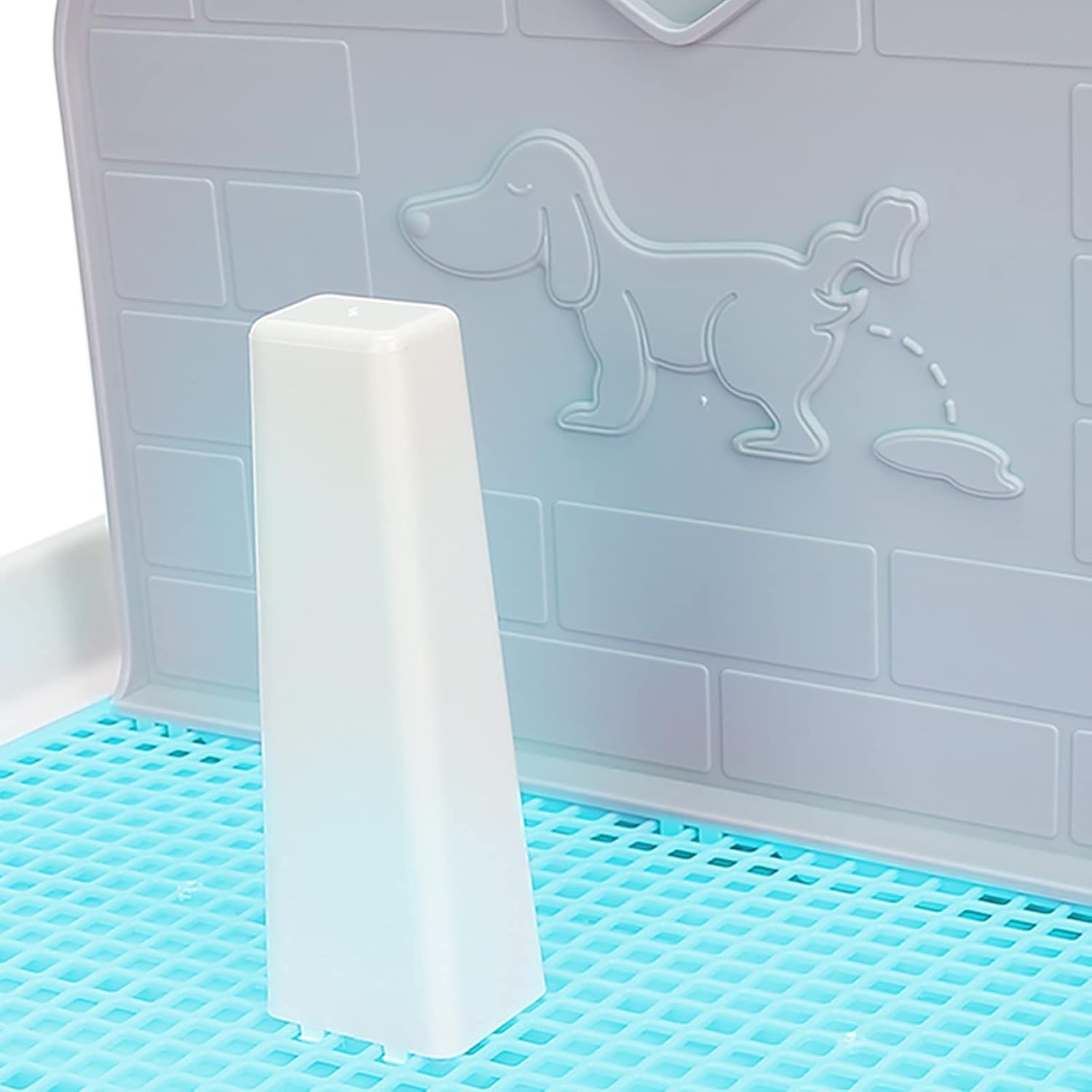 YLKIOGR犬用トイレ 室内用、猫用トイレフェンス 子犬用トイレ 室内用 子犬トレーニング用トイレトレイ (ブルー) (ピンク)