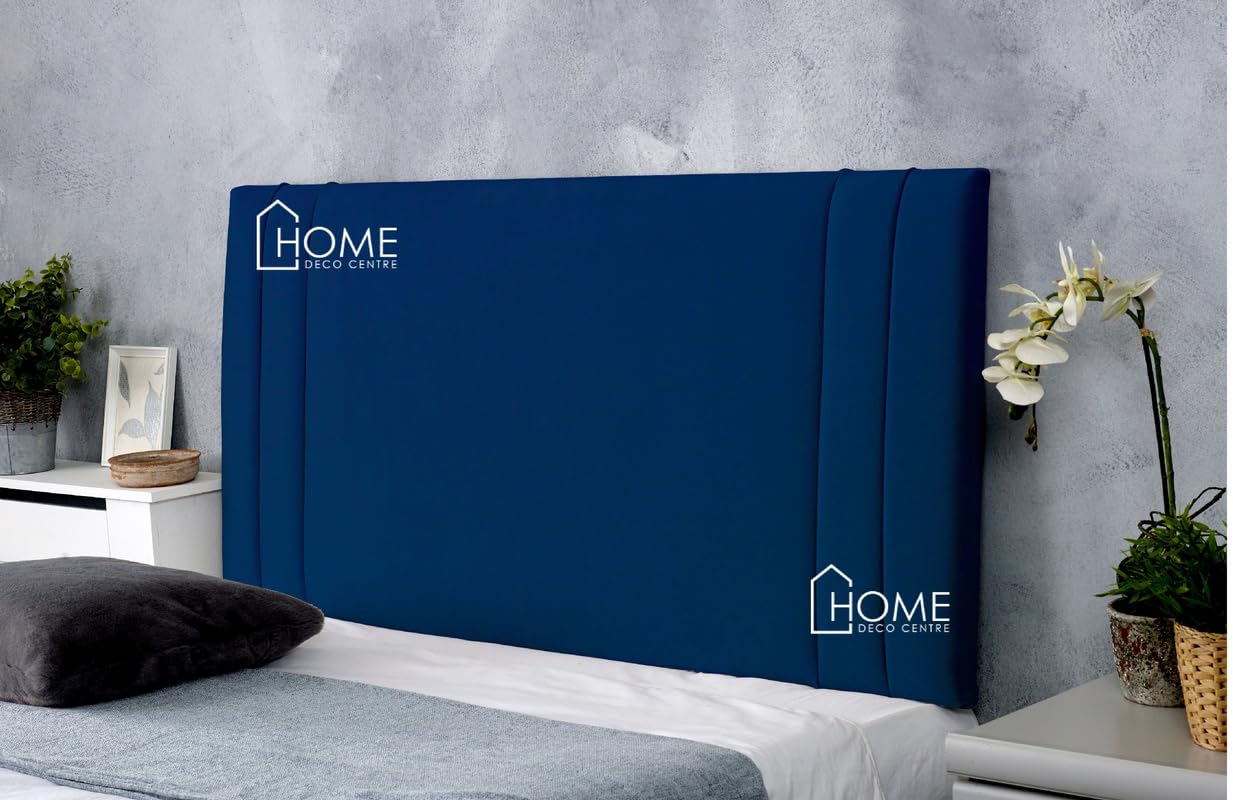 CROWNBEDS DENVER HEADBOARD 26 INCHES HIGH IN PLUSH VELVET FOR DIVAN BEDS WITH EXTRA PADDING