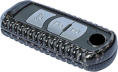 Miniatura 4 de M.JVisun Funda para llavero de fibra de carbono genuina para Mazda 2 3 Axela 5 6 Atenza 8 CX-3 CX-4 CX-5 CX-7 CX-9 MX-5 Miata para Toyota Yaris para
