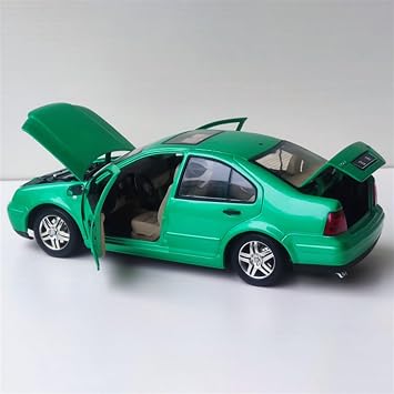 Scale Finished Model Car 1:18 Virtual Vehicle Model For VW Baolai Bora 2004 Alloy Die-cast Toy Car Gift Collection Miniature Replica Car (Color : Silver)