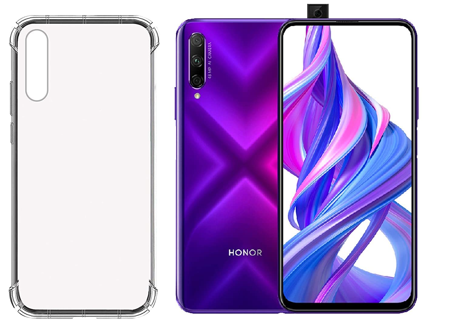 Dashmesh Shopping Back Cover for Honor Y9S (Soft & Shockproof Back Case with inbuilt Cushioned Edges) Transparent (B09R11Z2VR) Amazon Price History, Amazon Price Tracker