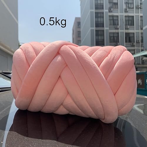 TGSEJTO Hilo grueso súper voluminoso de 1 a 06lbs de grosor para tejer a mano suave algodón grande hilo tejido de hilo para manta O-11lbs