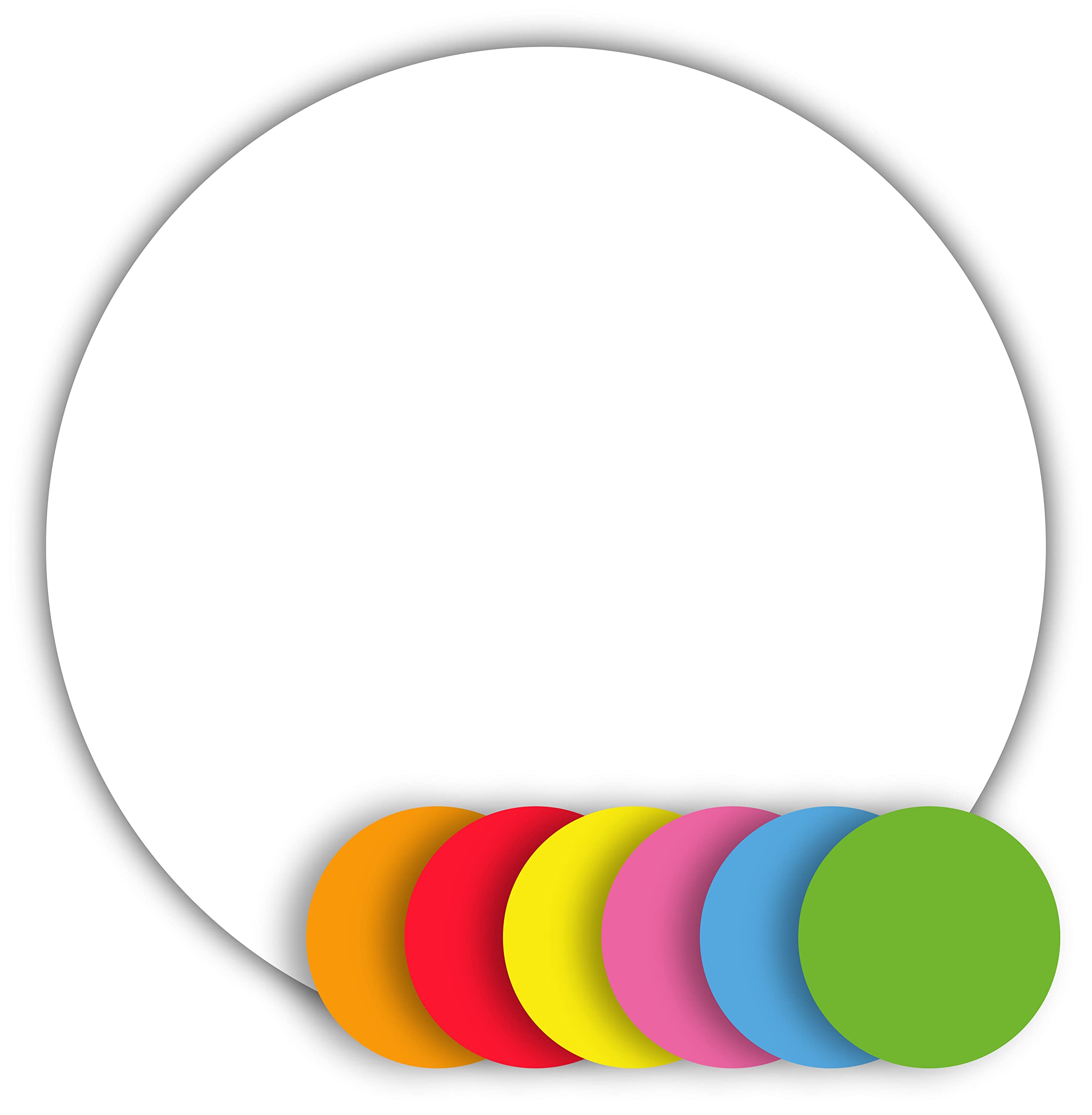 Buy CLEVER SIGNS 30 Pcs 4" Vinyl Dots for Classroom and Kindergarten